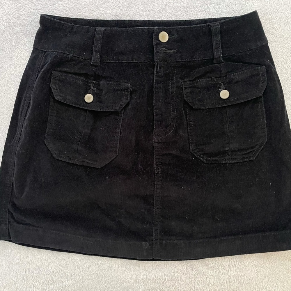 Marshall’s Black Corduroy Skirt